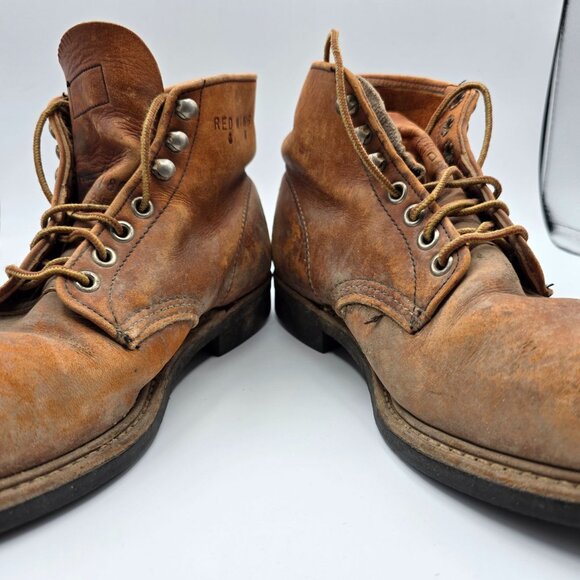 Red Wing USA Blacksmith Mens Size 6 D Brown Lace Up Boots Work Wear Casual - Picture 3 of 14